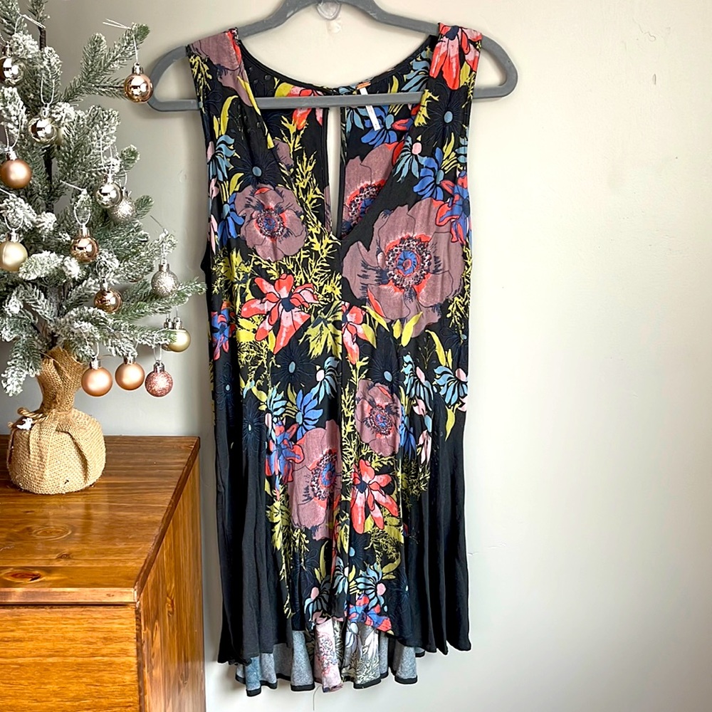 Free People | Tunic Top | Small | Grey with Multiple Colors